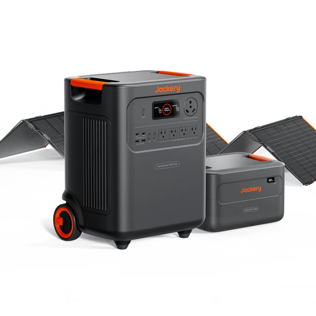 Jackery HomePower 3600 Plus Portable Power Station with 2x 200W Solar Panels, 3600W AC Output, 3584Wh LFP Solar Generator, Expandable up to 21kWh, Essential Home Backup for Home Use, Emergencies, RV image 6