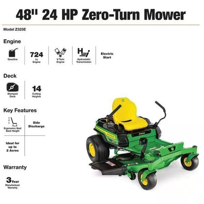 Z315E 42 in. 20 HP GAS Dual Hydrostatic Zero-Turn Riding Mower BG21296 image 2