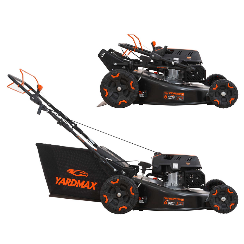 YardMax 24-in 201cc RWD 3-in-1 Self-Propelled Mower image 4