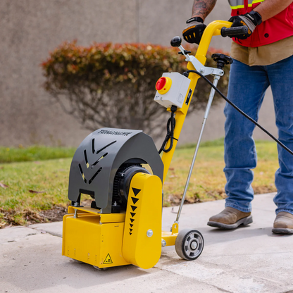 tomahawk power Tomahawk Electric 8 Concrete Scarifier Planer Grinder for Sidewalk Trip Hazard Repair etscar8 + etscar6tcc image 1