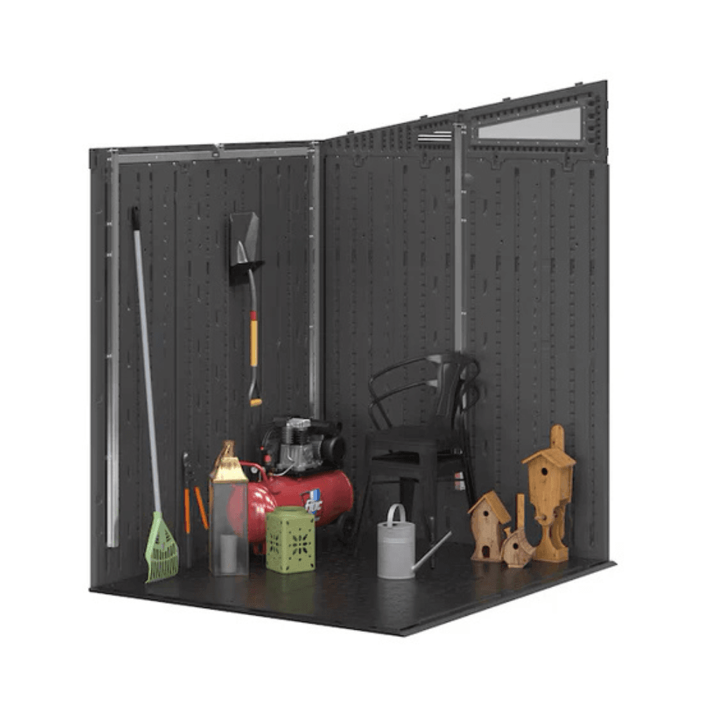 Suncast 6-ft x 5-ft Resin Shed Lean-to Resin Storage Shed (Floor Included) image 4