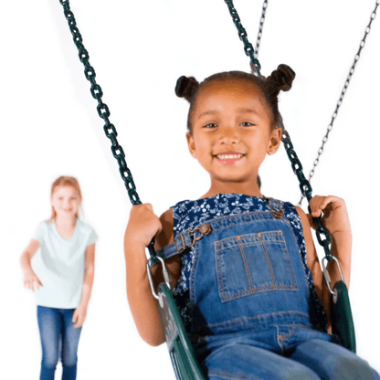 Sportspower Alta Oaks 10′ Heavy Duty Swing Set with Lifetime Warranty on 6′ Double Wall Slide image 5