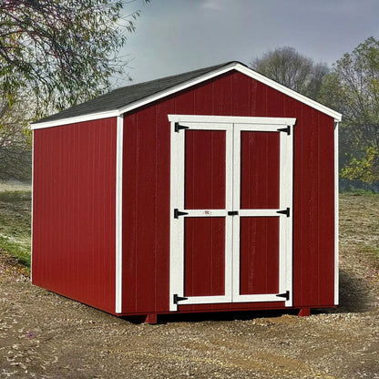 Home shed Little Cottage Co Value Gable Wood Shed Kit Blaze 32 In. image 6