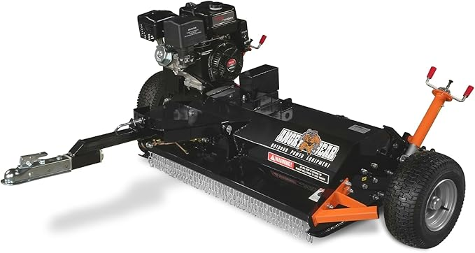 MechMaxx 48″ Tow-Behind ATV Offset Flail Mower 15HP 459cc E-start Gas Engine Powered image 3