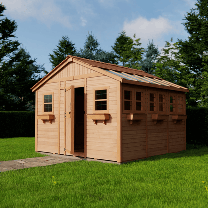 Cedar Sunshed Garden Shed | 12×12 image 4