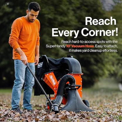 SuperHandy Leaf Vacuum & Wood Chipper – 7 HP 209cc Gas Engine image 2