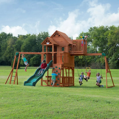Backyard Discovery Skyfort II Swing Set image 1