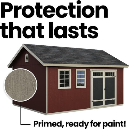 Handy Home Products Scarsdale 12×16 Do-it-Yourself Wooden Storage Shed with Floor image 6