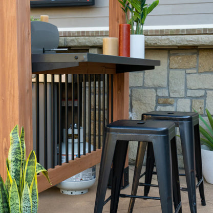 Backyard Discovery Saxony XL Cedar Grill Gazebo image 5