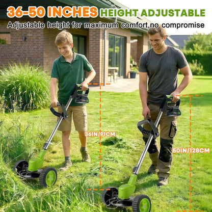 IToolMax 3 In 1 Cordless Grass Trimmer, Weed Eater and Edger image 3