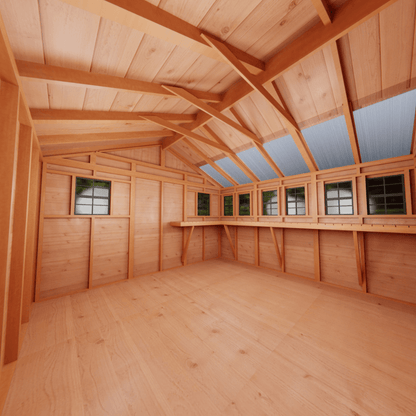 Cedar Sunshed Garden Shed | 12×12 image 5