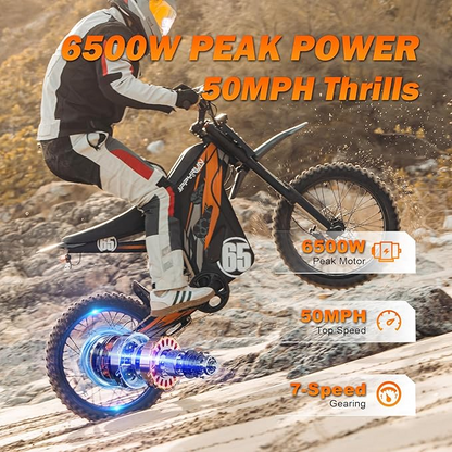 Combo Sale HappyRun G300 Pro Electric Dirt Bike image 1