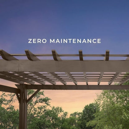 14×12 Ashford Traditional Steel Pergola With Sail Shade Soft Canopy image 8