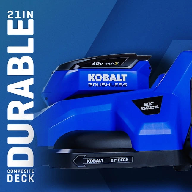 Kobalt 40-Volt 21-in Brushless Battery Push Lawn Mower 6 Ah (Battery and Charger Included) image 2