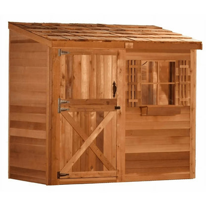 Cedarshed Bayside 8×4 Lean To Storage Shed image 0