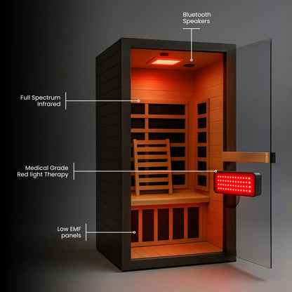 BeautyBox Full Spectrum Infrared + Red light Sauna (2 Person) image 1