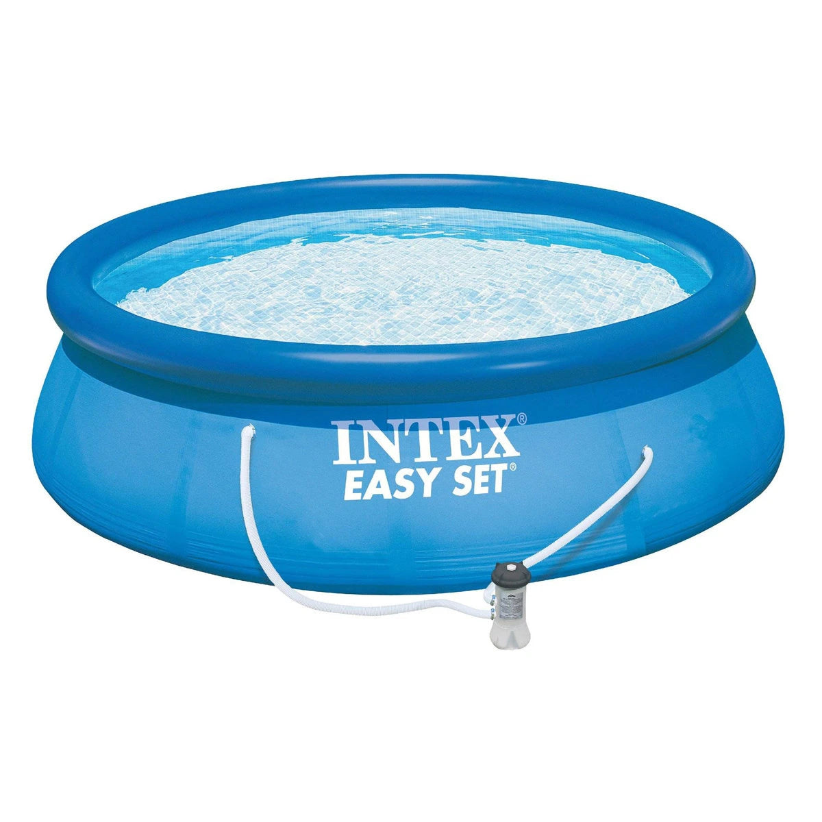 Intex 15ft x 48in Easy Swimming Pool Kit w/ 1000 GPH GFCI Filter Pump 26167EH image 0