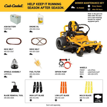 Cub Cadet Ultima ZT2 54″ 23HP Zero Turn Mower image 4