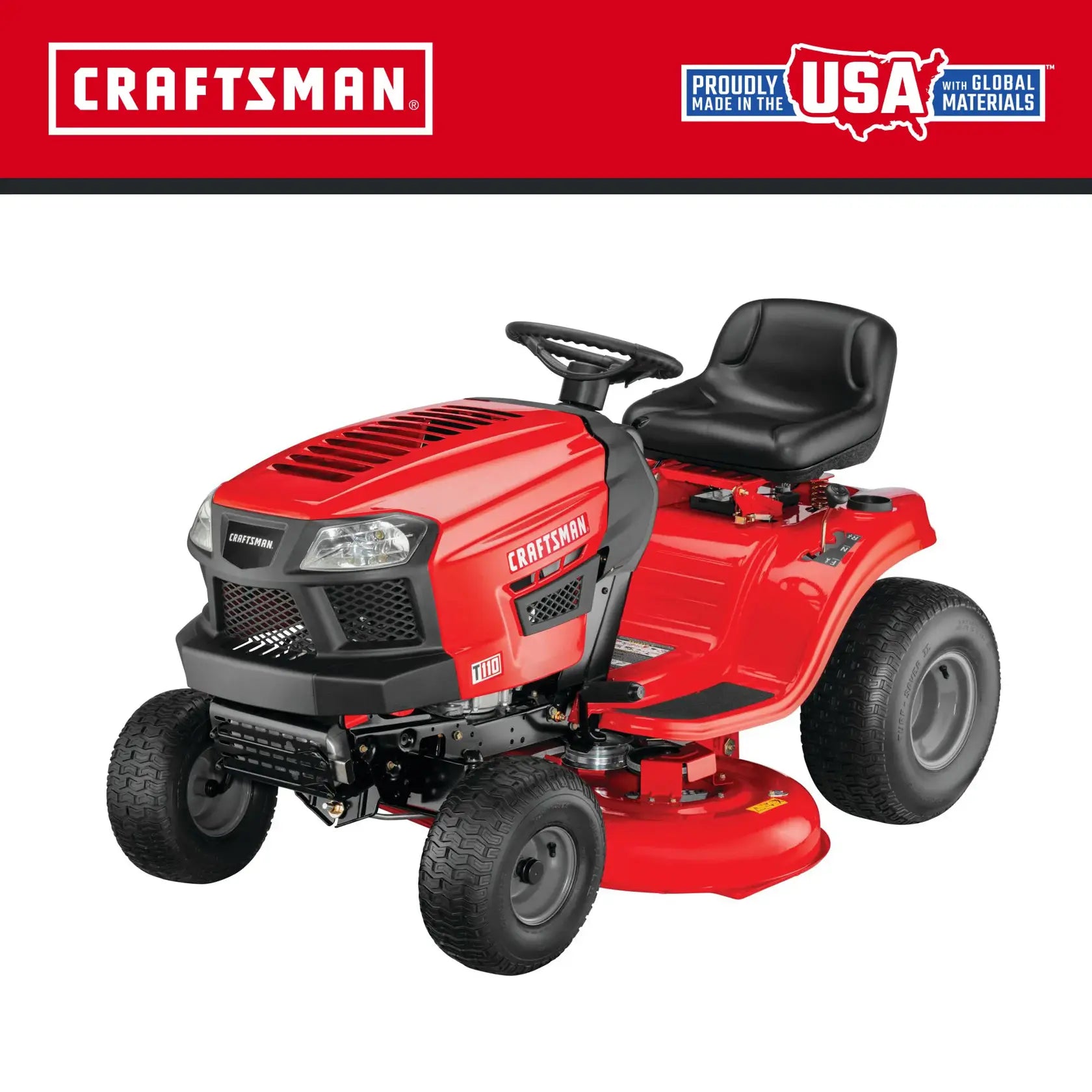 CRAFTSMAN® 42-Inch 17.5 HP* Gear Drive Gas Riding Lawn Mower image 4