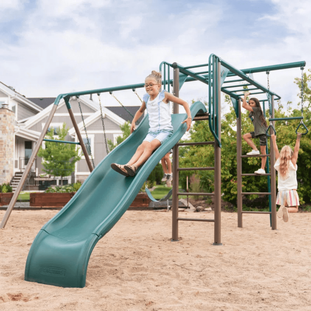 Lifetime Powder Coated Steel Swing Set with 4 Swing(s) , 1 Slide(s) image 7
