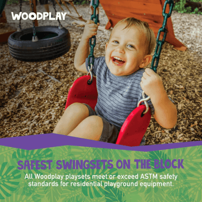 Woodplay Tiger Tower Combo A – Premium Wooden Swing Set for Endless Backyard Fun image 6