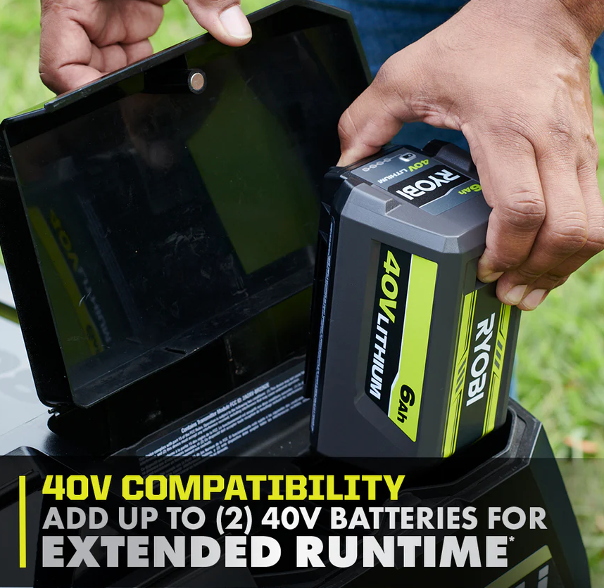 RYOBI 80V HP Brushless 30 in. Battery Electric Cordless Zero Turn Mower with 80V 10 Ah Batteries image 14